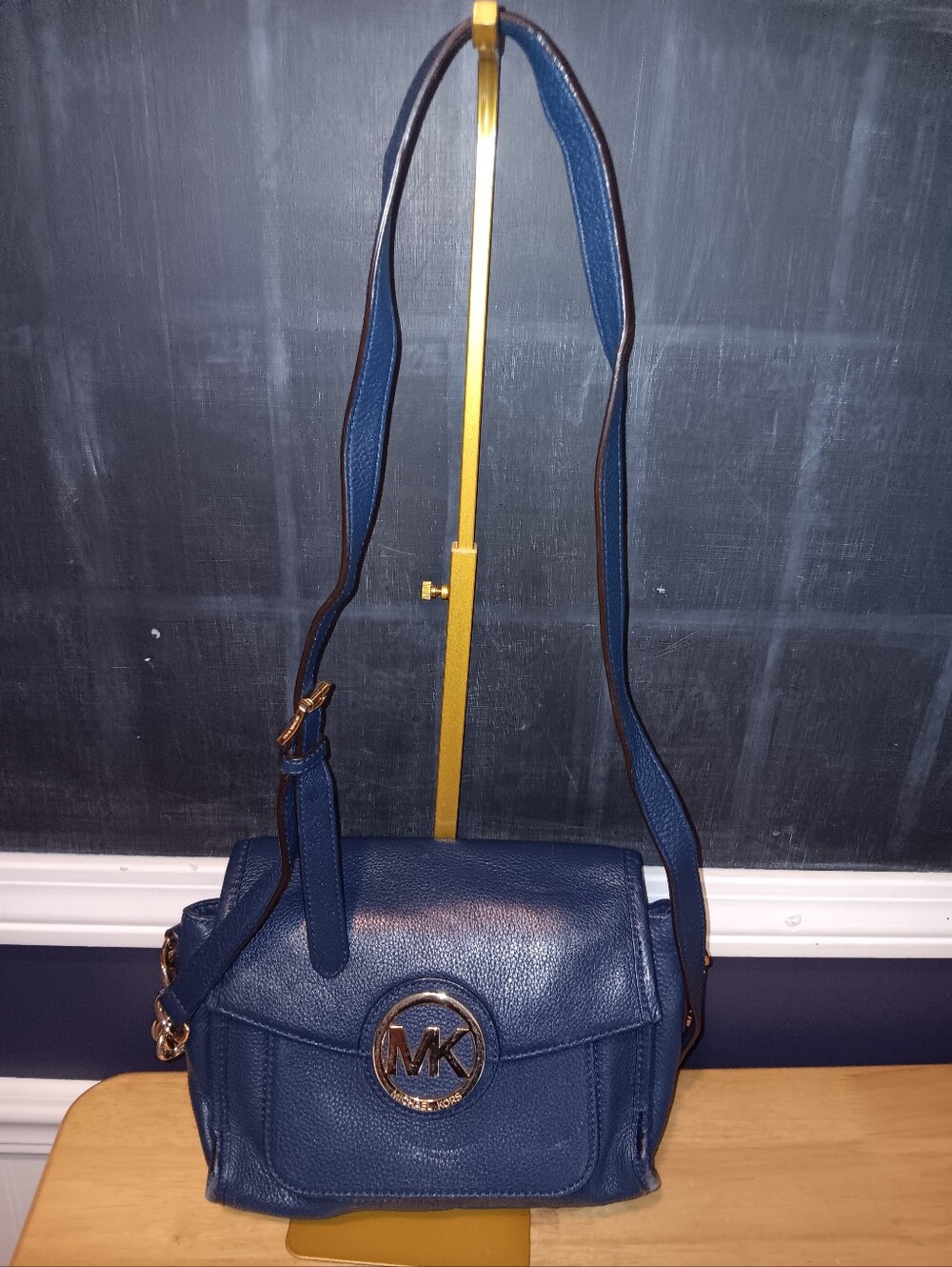 Michael Kors Leather Logo Shoulder Bag